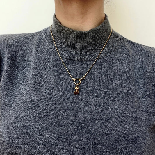 DR Golden Lock Necklace