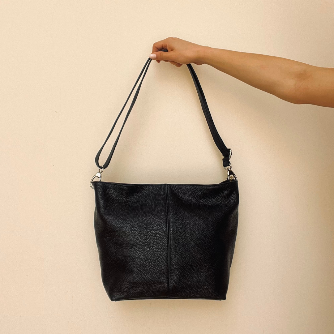 DR Leather Black Bag